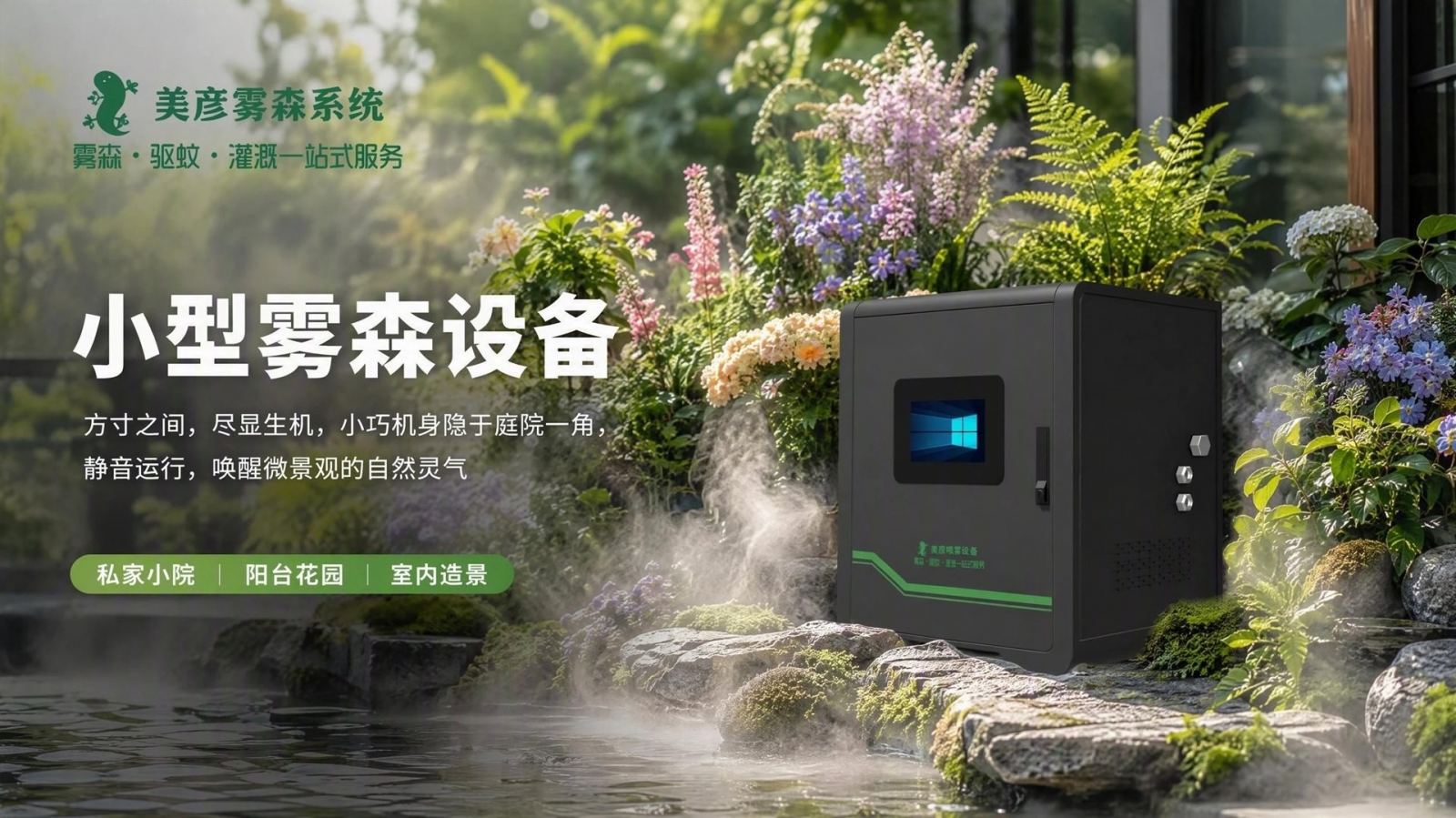 天津红桥花园庭院驱蚊系统